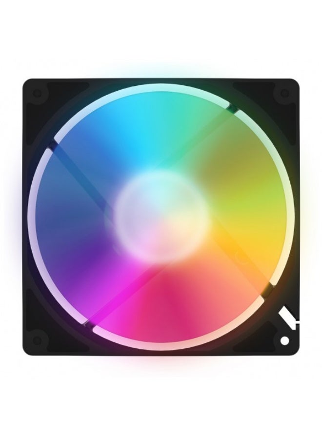 Bravo G140 ARGB PWM 140MM aRGB PC Fan: Quiet, Powerful 1700 RPM ARGB 5V - 4Pin PWM Fan Controller Support - air flow 73.9 CFM - Hydro Bearing - Image 1